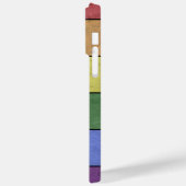  LGBT vlag pride noodgedwongen zwart Monogram Case-Mate iPhone Case (Achterkant / Links)