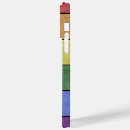  LGBT vlag pride noodgedwongen zwart Monogram Case-Mate iPhone Case (Achterkant / Links)