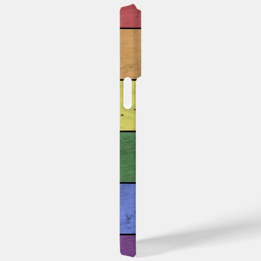  LGBT vlag pride noodgedwongen zwart Monogram Case-Mate iPhone Case (Achterkant / Rechts)