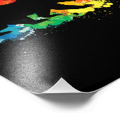 LGBT vlag Regenboog Pride Happy Valentines Dag Foto Afdruk (Hoek)