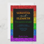 LGBT-vlag regenboog sparren homoseksuele bruiloft Kaart (Voorkant)