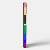 LGBT-vlag regenbooglijnen geometrisch gaaspatroon Case-Mate iPhone Case (Achterkant / Rechts)