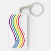 LGBT-vlag Sleutelhanger (achterkant)