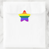 LGBT-vlag Ster Sticker (Tas)
