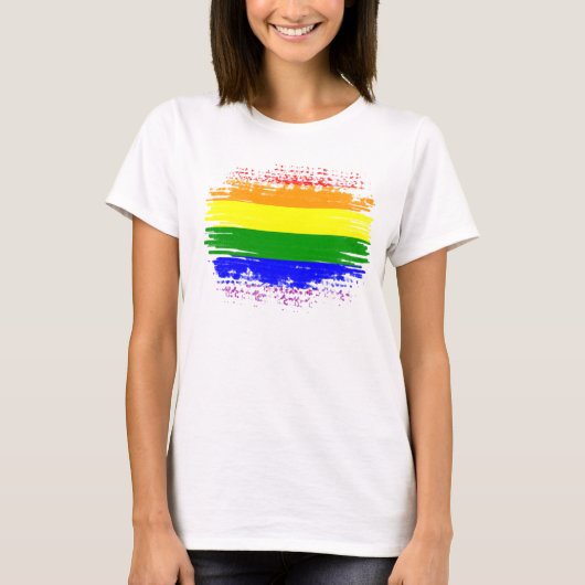 LGBT-vlag T-shirt (Voorkant)