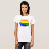 LGBT-vlag T-shirt (Voorkant volledig)