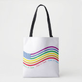 LGBT-vlag Tote Bag (Voorkant)