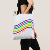 LGBT-vlag Tote Bag (Dichtbij)