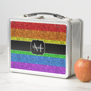 LGBT vlag trilling regenbooglitter sparkle Monogra