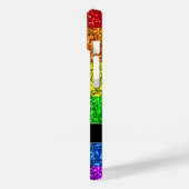 LGBT vlag trilling regenbooglitter sparkle Monogra Case-Mate iPhone Case (Achterkant / Links)