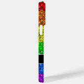 LGBT vlag trilling regenbooglitter sparkle Monogra Case-Mate iPhone Case (Achterkant / Rechts)