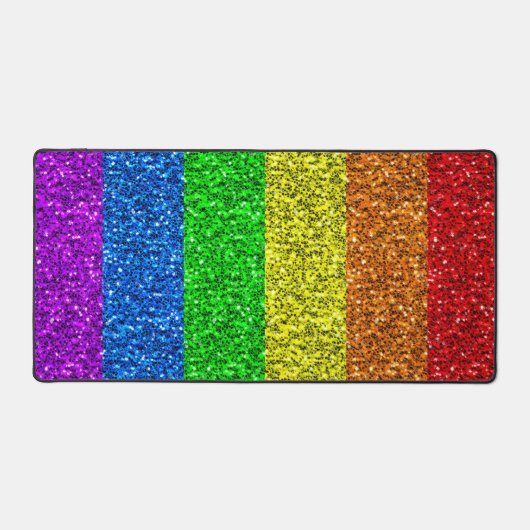 LGBT vlag trilling regenbooglitter sparkles Bureaumat (Voorkant)
