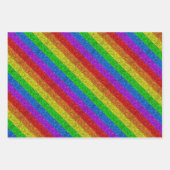 LGBT vlag trilling regenbooglitter sparkles Inpakpapier Vel (Voorkant 3)