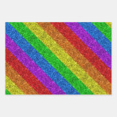 LGBT vlag trilling regenbooglitter sparkles Inpakpapier Vel (Voorkant 2)