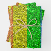 LGBT vlag trilling regenbooglitter sparkles Inpakpapier Vel (In situ)