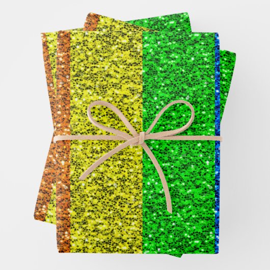 LGBT vlag trilling regenbooglitter sparkles Inpakpapier Vel (In situ)