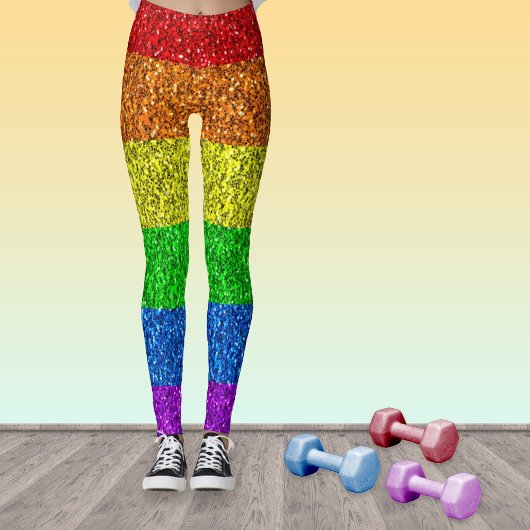 LGBT vlag trilling regenbooglitter sparkles Leggings