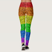 LGBT vlag trilling regenbooglitter sparkles Leggings (Achterkant)