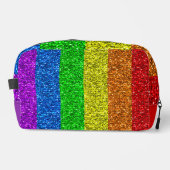 LGBT vlag trilling regenbooglitter sparkles Toilettasje (Voorkant)