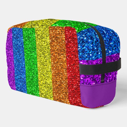 LGBT vlag trilling regenbooglitter sparkles Toilettasje (Linkerhoek)