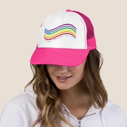 LGBT-vlag Trucker Pet (In situ)