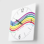 LGBT-vlag Vierkante Klok (Hoek)