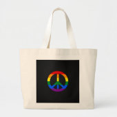 LGBT-vlaggen Grote Tote Bag (Voorkant)