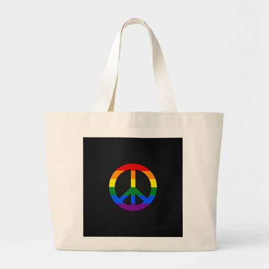 LGBT-vlaggen Grote Tote Bag (Voorkant)