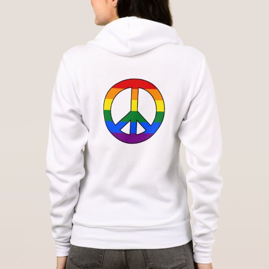 LGBT-vlaggen Hoodie (Achterkant)