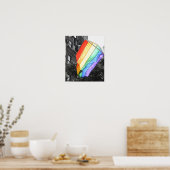 LGBT-vlaggenfoto Poster (Keuken)