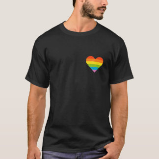 LGBT-vlaggenheart, Gay Pride LGBTQ Rainbow T-shirt