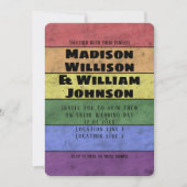  LGBT-vlagpride in nood zwart Kaart (Voorkant)