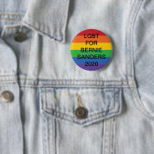 LGBT voor Bernie Sanders 2020 Button (In situ)