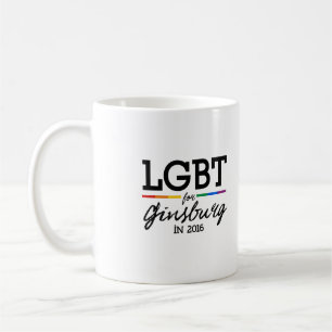 LGBT voor Ginsburg 2016 Koffiemok