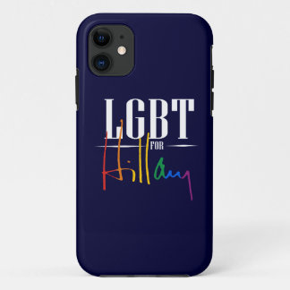 LGBT VOOR HILLARY iPhone 11 HOESJE