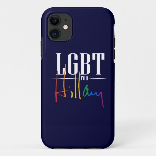 LGBT VOOR HILLARY Case-Mate iPhone CASE (Achterkant)