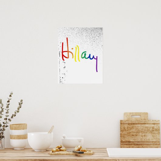 LGBT voor Hillary Clinton Poster (Keuken)