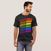 LGBT voor Justin Trudeau T-shirt (Voorkant volledig)