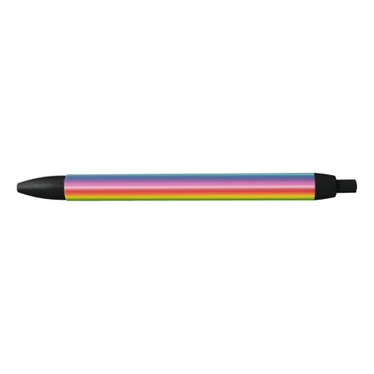 lgbt voor regenboogkleuren zwarte inkt pen (Voorkant)