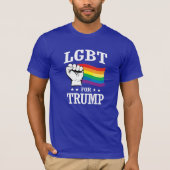 LGBT VOOR TRUMP T-SHIRT (Voorkant)