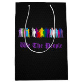 LGBT We The People design Medium Cadeauzakje (Voorkant)