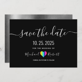 LGBT Weddenschap bewaart de datum Save The Date