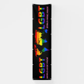 LGBT-WERELDWIJDE PRIDE PARADE SPANDOEK (Verticaal)