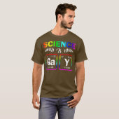 LGBT-wetenschap Gay Pride Element T-shirt (Voorkant volledig)