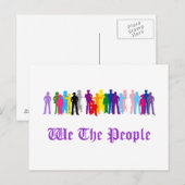LGBT Wij als mensen ontwerpen Briefkaart (Voorkant / Achterkant)