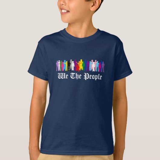 LGBT Wij de mensen ontwerpen T-shirt (Voorkant)
