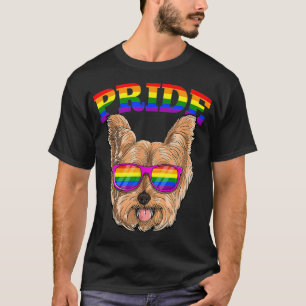 LGBT Yorkshire Terrier Yorkie Dog Gay Pride Rainbo T-shirt