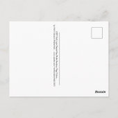 LGBT zacht licht pasteel Briefkaart met hoge regen (Achterkant)