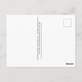 LGBT zacht licht pasteel Briefkaart met hoge regen (Achterkant)