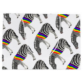 LGBT-Zebra Large Cadeautasje (Achterkant)